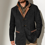 Men's Layered Collar Casual Blazer