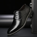 Men's Leather Oxford Dress Shoes