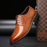 Men's Leather Oxford Dress Shoes