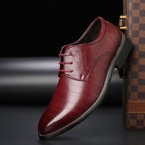 Men's Leather Oxford Dress Shoes