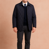 Men's Quilted Zip Front Jacket
