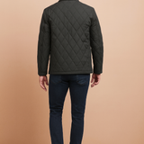 Men's Quilted Zip Front Jacket