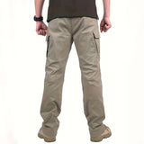 Men's Tactical Outdoor Trousers with Multiple Pockets
