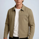 Men's Zip Front Harrington Jacket