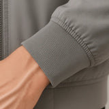 Men's Zip Front Bomber Jacket