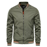 Men's Zip Front Bomber Jacket