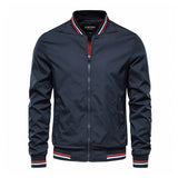 Men's Zip Front Bomber Jacket