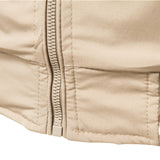 Men's Zip Front Bomber Jacket