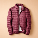 Men's Quilted Zip Front Puffer Jacket