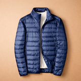 Men's Quilted Zip Front Puffer Jacket