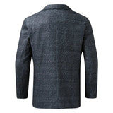 Men's Textured Single-Breasted Blazer