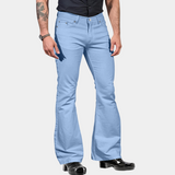 Men's Slim Fit Flared Dress Trousers