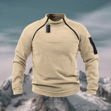Men's Half Zip Fleece Pullover Sweater