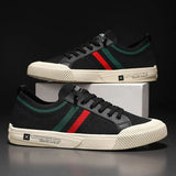 Harbour Weston | Men’s Retro Stripe Minimalist Sneakers