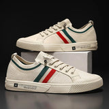 Harbour Weston | Men’s Retro Stripe Minimalist Sneakers