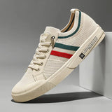 Harbour Weston | Men’s Retro Stripe Minimalist Sneakers