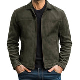Harbour Weston | Classic Men's Leather Jacket with Zipper
