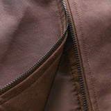 Harbour Weston | Classic Men's Leather Jacket with Zipper