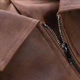 Harbour Weston | Classic Men's Leather Jacket with Zipper