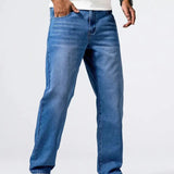 Men's Relaxed Fit Straight Leg Jeans