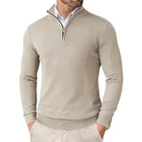 Harbour Weston Men's Slim Fit Quarter-Zip Sweater