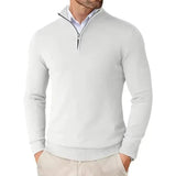 Harbour Weston Men's Slim Fit Quarter-Zip Sweater