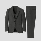 Harbour Weston | Men's Slim Suit Blended Fabric Three-Piece with Coordinated Vest