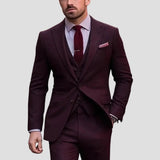 Men's Elegant Black Tailored Slim Fit Knitted Vest
