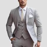Men's Elegant Black Tailored Slim Fit Knitted Vest