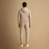 Men's Fleece Hooded Tracksuit Set