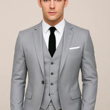 Men's Navy Slim Fit Two Piece Set