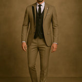 Harbour Weston | Men’s Slim Fit 3‑Piece Suit – Blazer, Waistcoat & Trousers Set