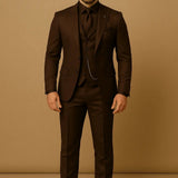 Harbour Weston | Men’s Slim Fit 3‑Piece Suit – Blazer, Waistcoat & Trousers Set