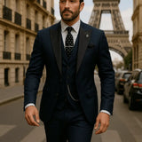 Harbour Weston | Men’s Slim Fit 3‑Piece Suit – Blazer, Waistcoat & Trousers Set