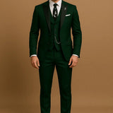 Harbour Weston | Men’s Slim Fit 3‑Piece Suit – Blazer, Waistcoat & Trousers Set