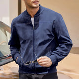 Men's Zip Front Bomber Jacket