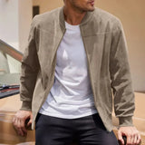 Men's Zip Front Bomber Jacket