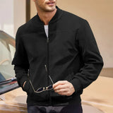Men's Zip Front Bomber Jacket