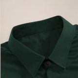 Men's Slim-Fit Long Sleeve Button-Front Shirt
