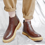 Men's Leather Chelsea Work Boots
