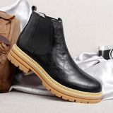 Men's Leather Chelsea Work Boots