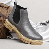 Men's Leather Chelsea Work Boots