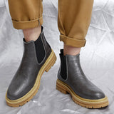 Men's Leather Chelsea Work Boots