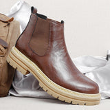 Men's Leather Chelsea Work Boots