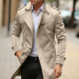 Men's Double Breasted Trench Coat