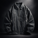 Men's Zip Front Bomber Jacket