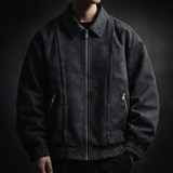 Men's Zip Front Bomber Jacket