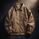 Men's Zip Front Bomber Jacket