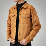 Men's Button Front Utility Jacket