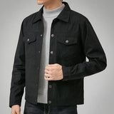 Men's Button Front Utility Jacket